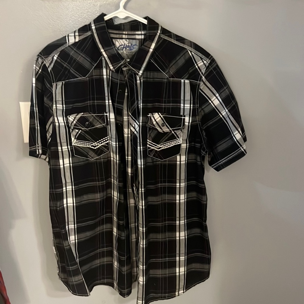 XL Retro button up